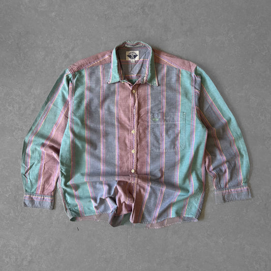Vintage Dockers Multi-Coloured Striped Shirt