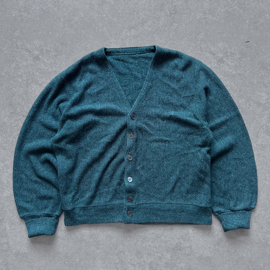 Teal V-Neck Cardigan