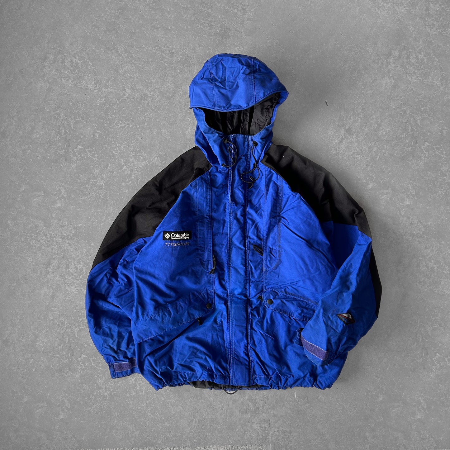 Columbia Titanium Blue Hooded Jacket