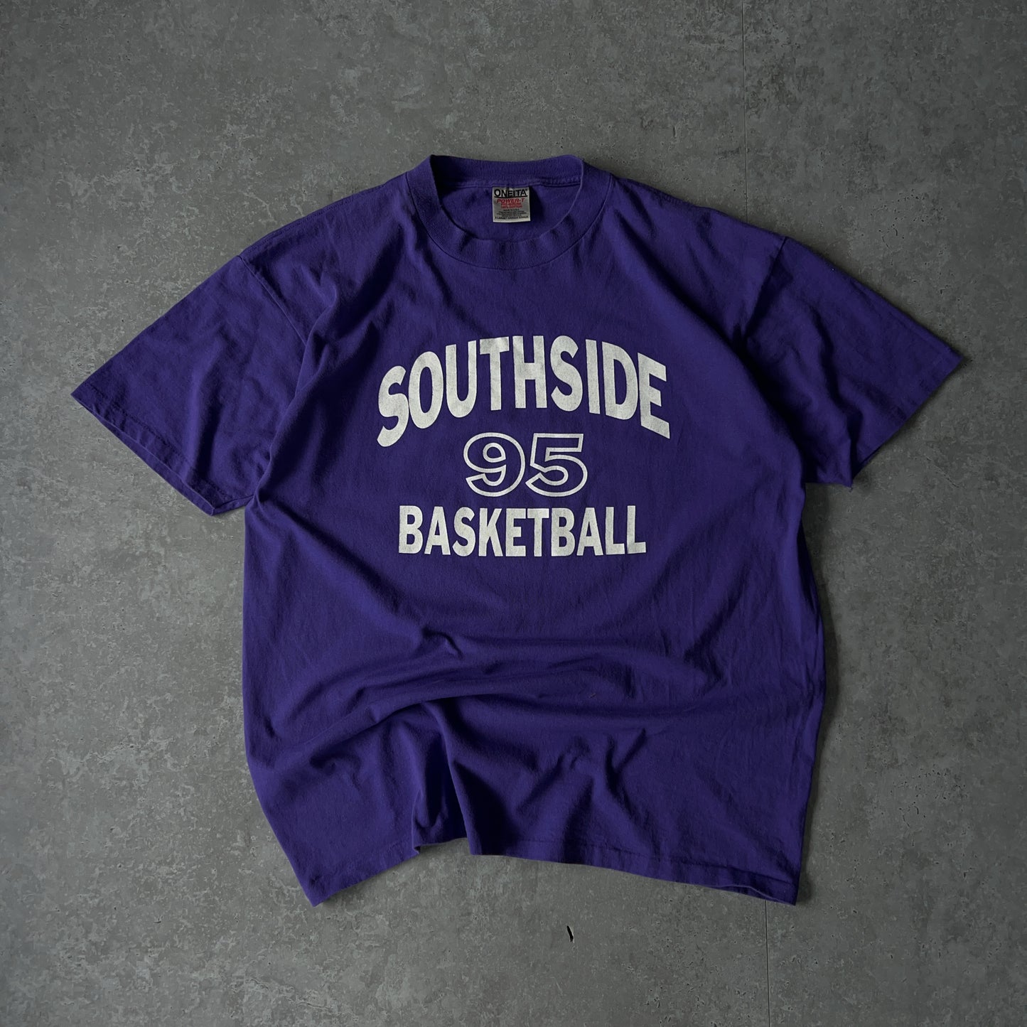 Vintage Men's Single Stitch Oneta Southside Basketball Tee