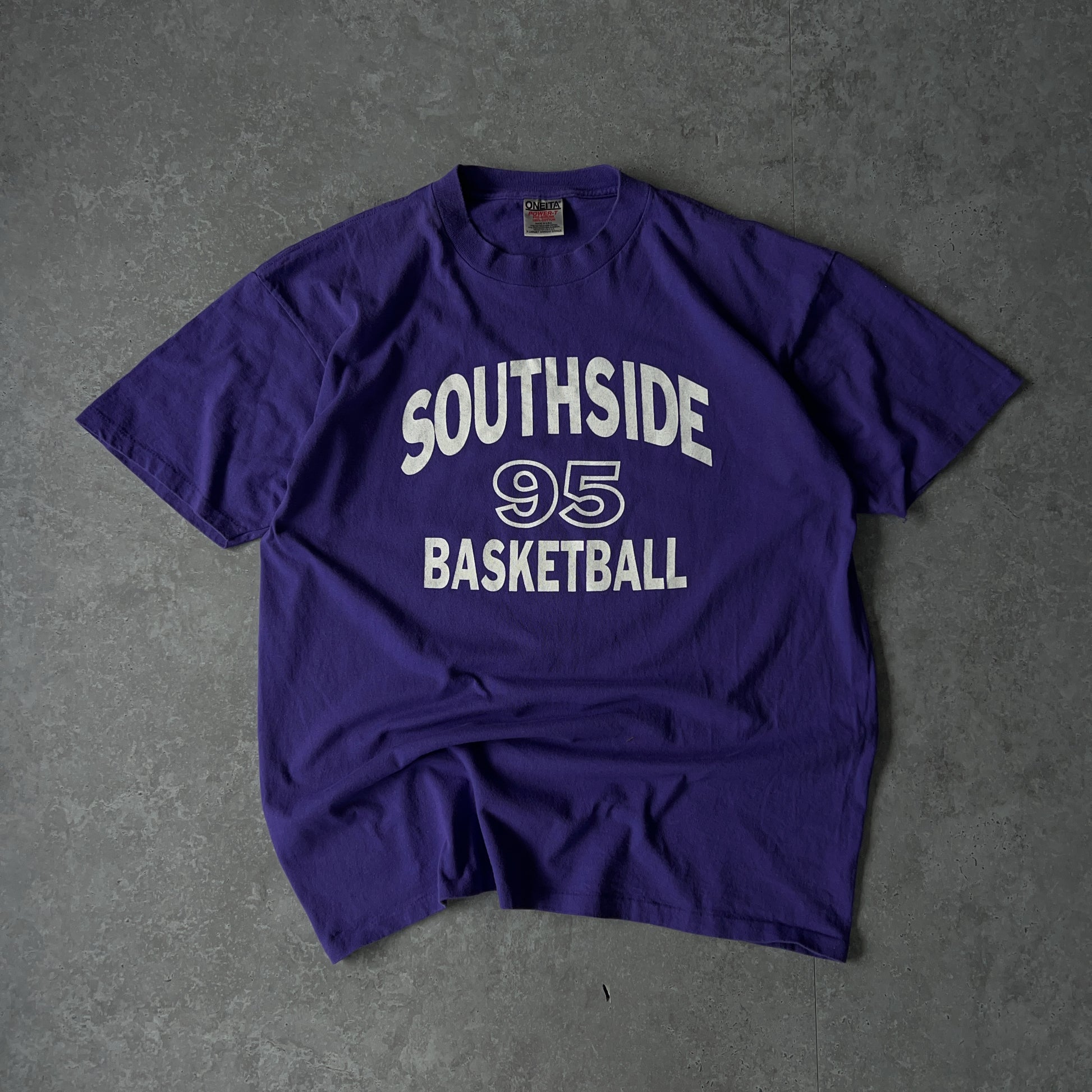 Vintage Men's Single Stitch Oneta Southside Basketball Tee