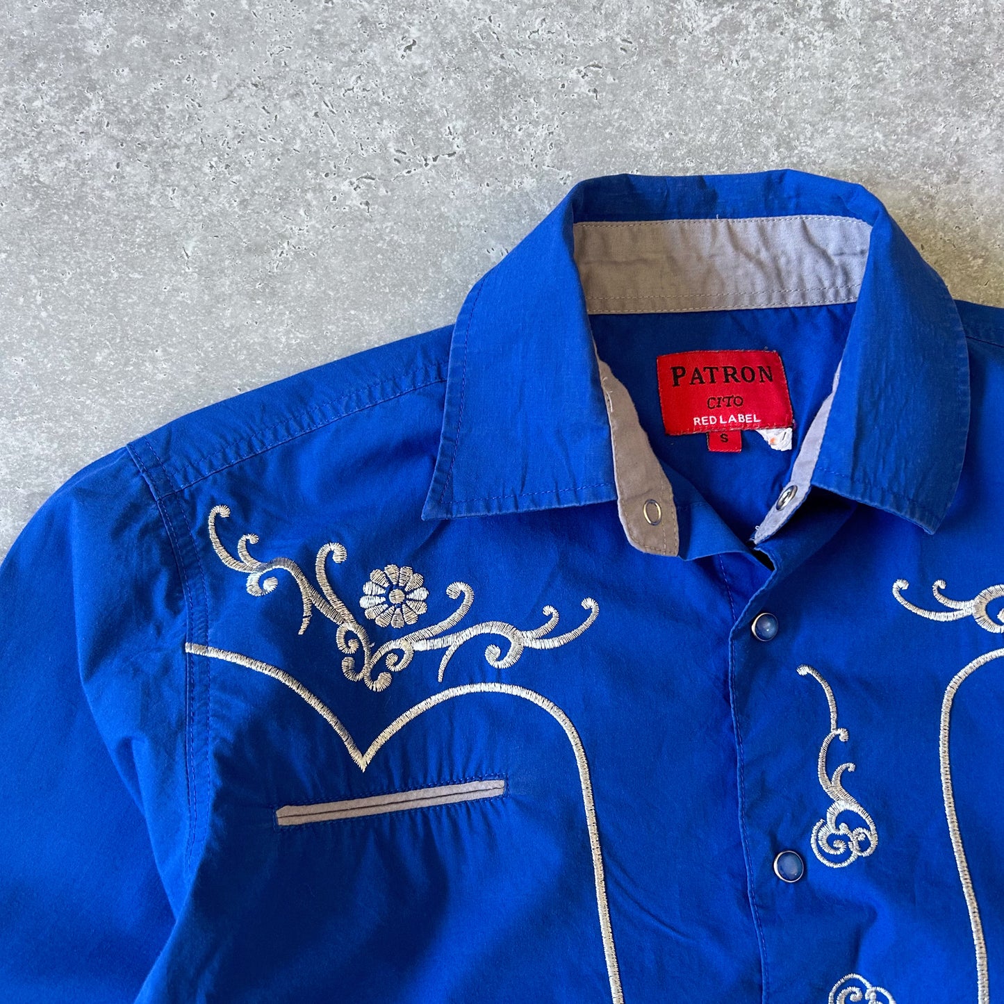 1990s - vintage western style long sleeve shirt