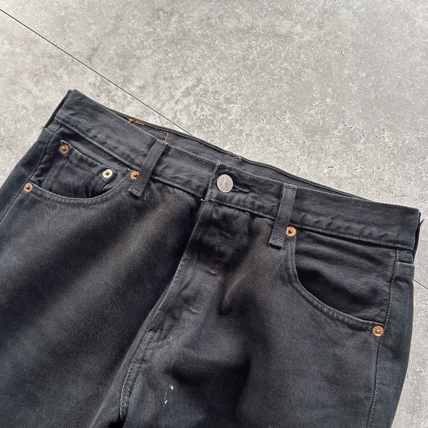 Levi's 501 Black Denim Jeans