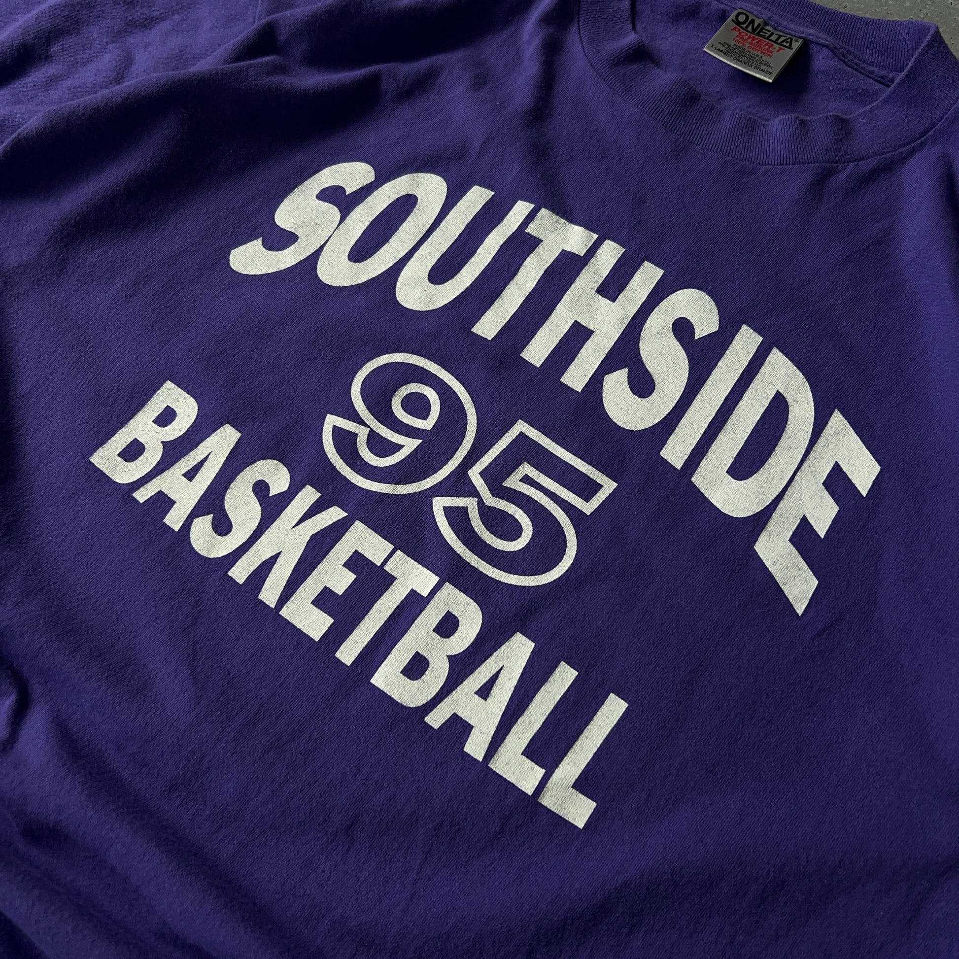 Vintage Men's Single Stitch Oneta Southside Basketball Tee