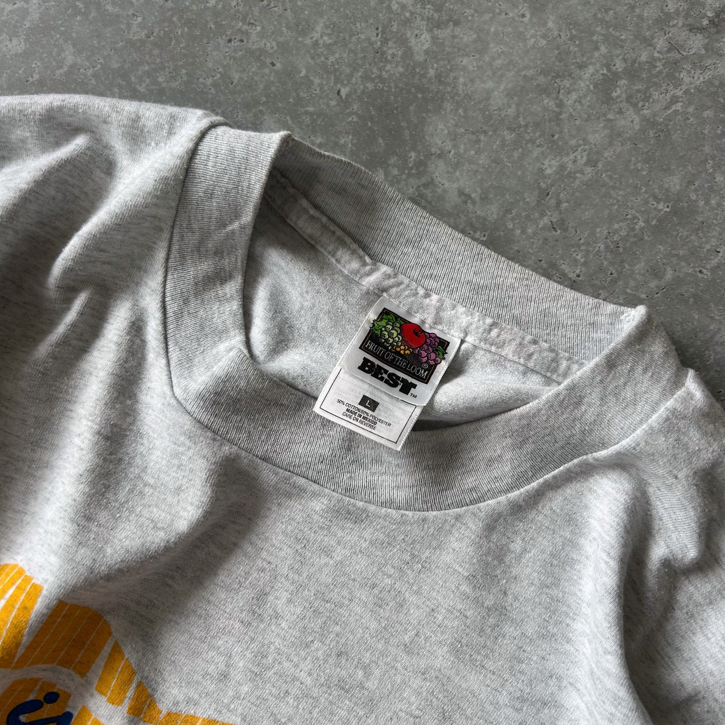 Vintage Men's Single Stitch Fruit Of The Loom Virginia is for Library Lovers Tee