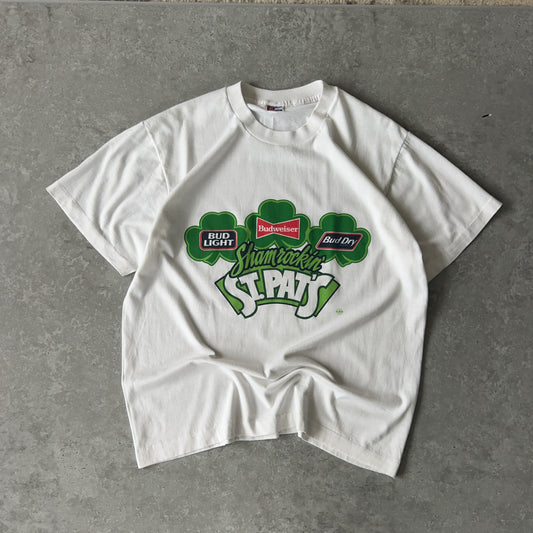 Vintage Men's Single Stitch Stony Creek Budweiser Shamrockin' St. Pat's Tee