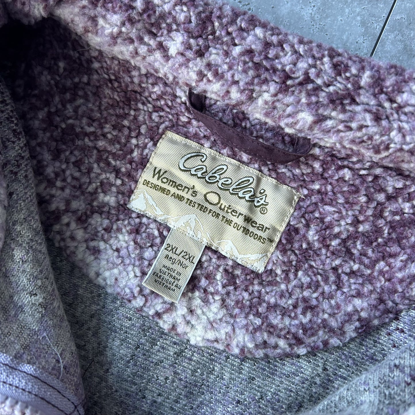 Cabela's Women's Purple Aztec Fleece Jacket