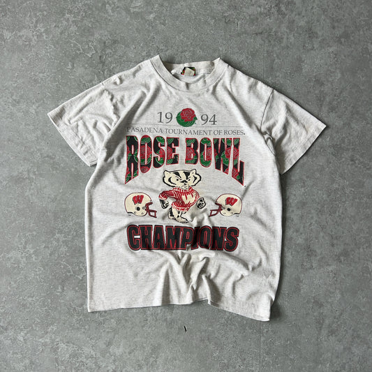 Vintage Men's Single Stitch Tsi 1994 Rose Bowl Wisconsin Badgers Wisconsin Badgers Tee
