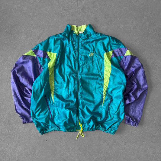 Vintage Nike Teal & Purple Windbreaker Jacket