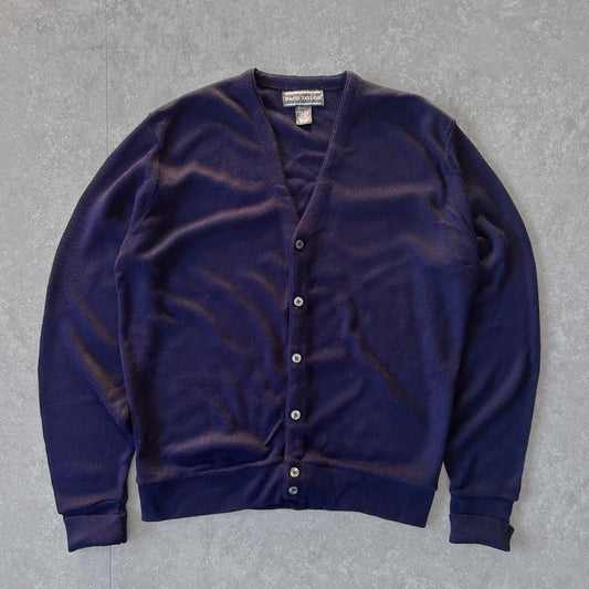 1990s | Classic Navy David Taylor Cardigan