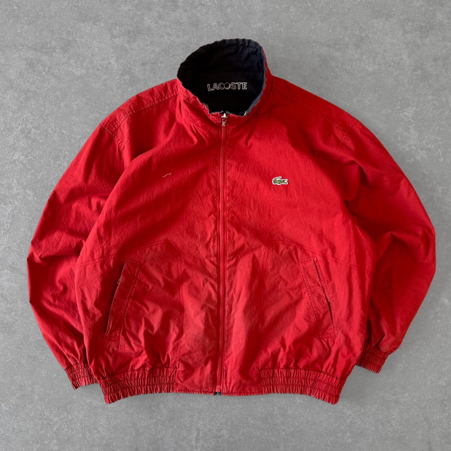 vintage 1990s Lacoste Reversible Windbreaker Jacket
