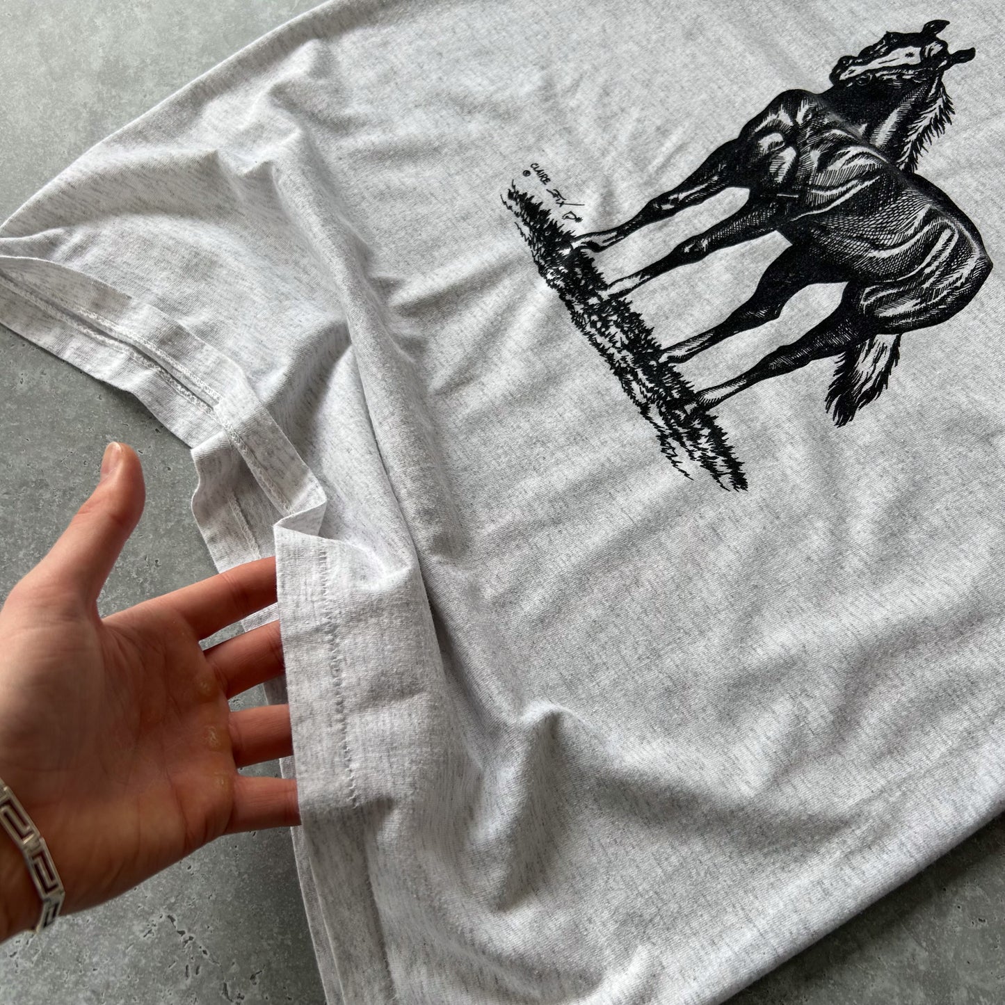 Vintage Men's Single Stitch Oneita Horse Tee