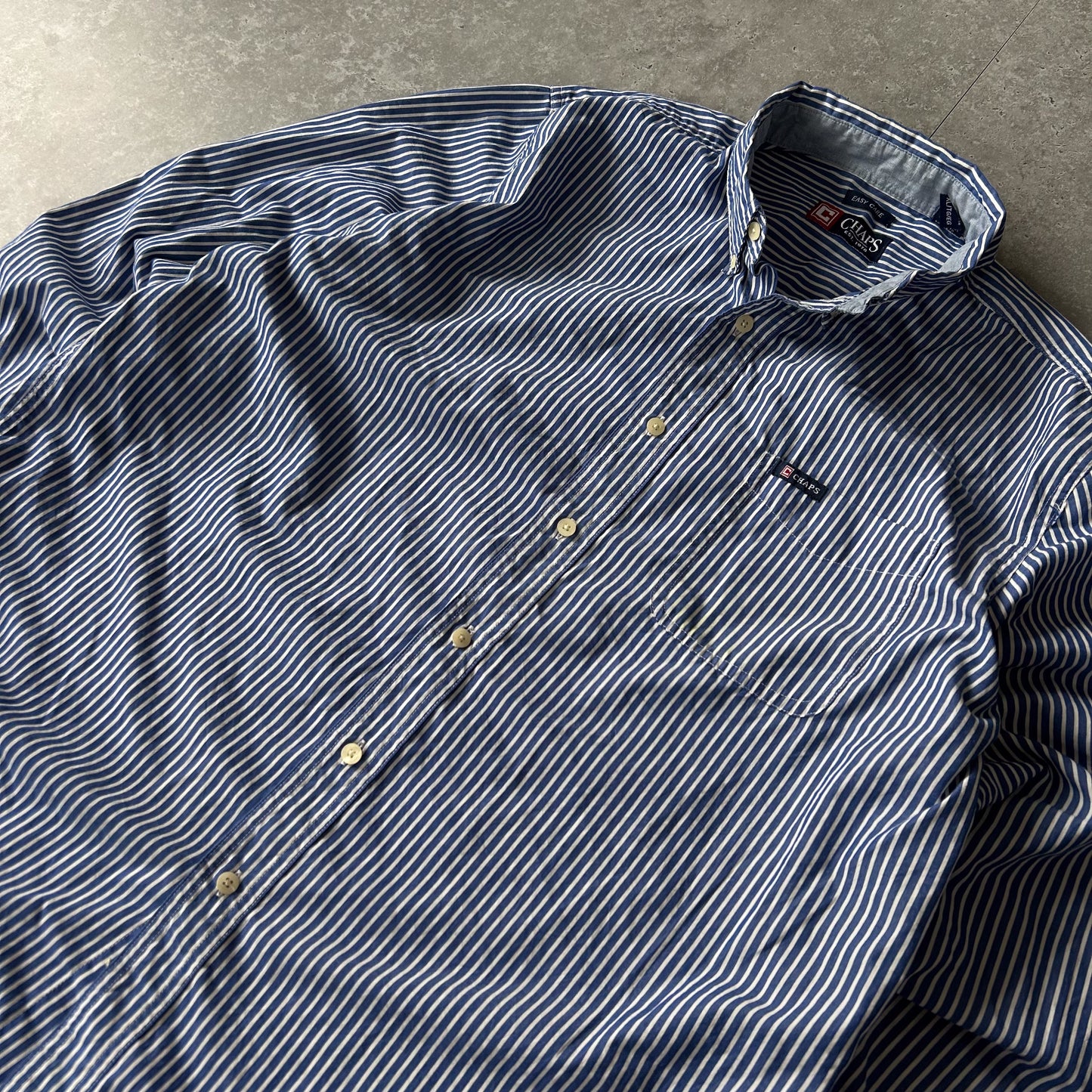 Chaps Striped Button-Down Shirt, Easy Care