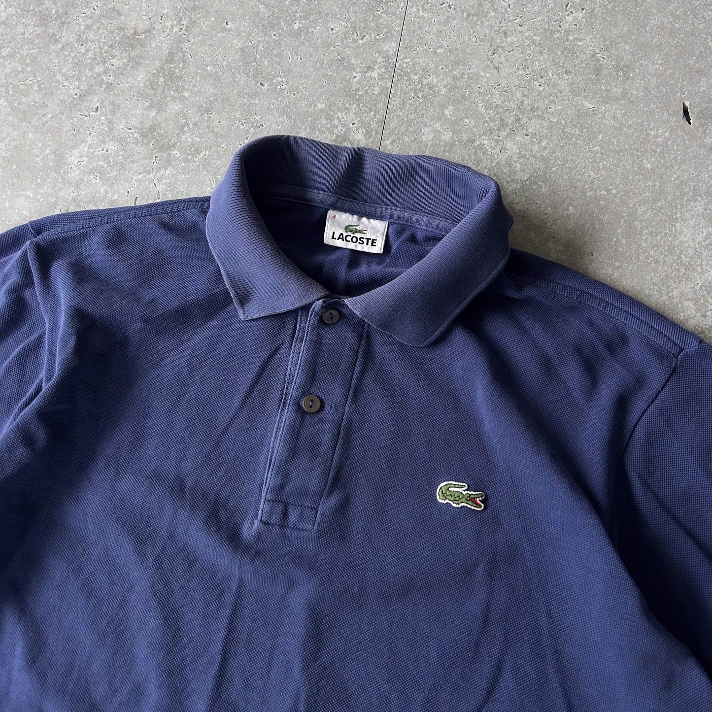 Lacoste Purple Polo with Crocodile Logo