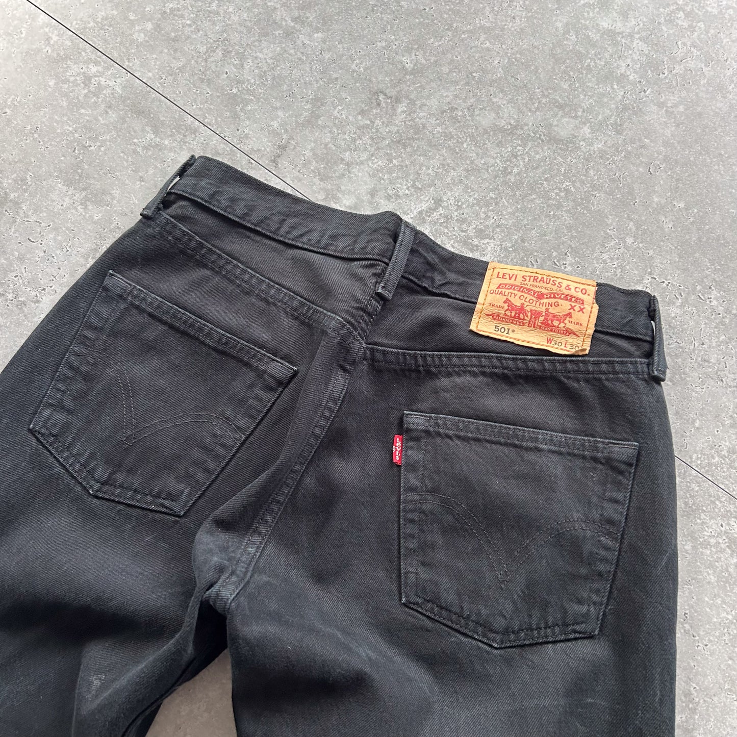 Levi's 501 Black Denim Jeans