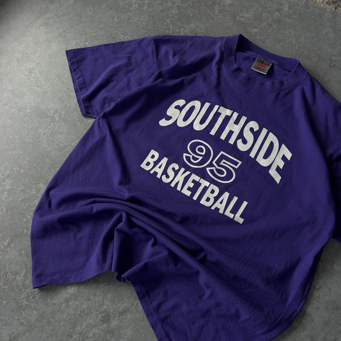 Vintage Men's Single Stitch Oneta Southside Basketball Tee