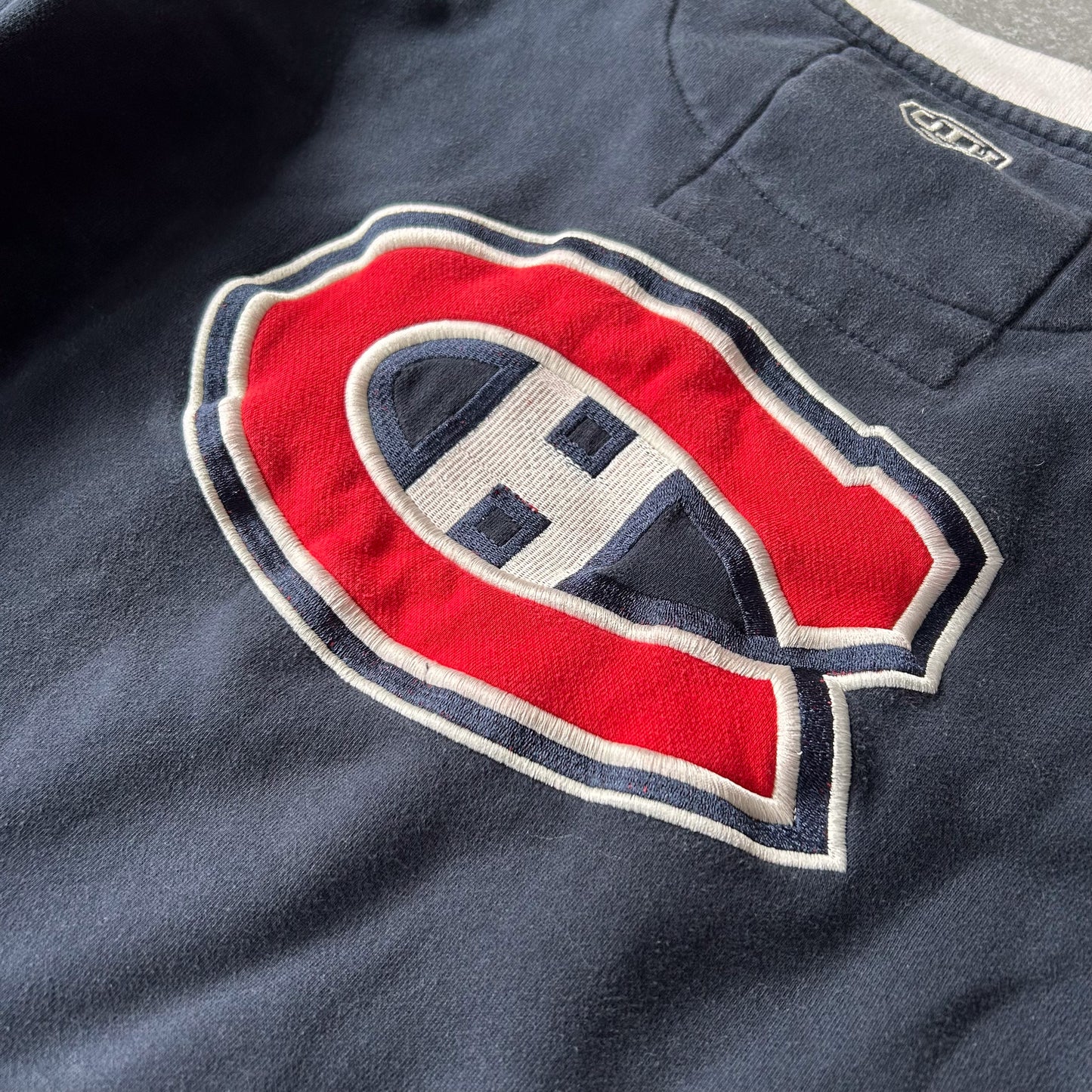Old Time Hockey Montreal Canadiens Lace-Up Pullover Sweatshirt