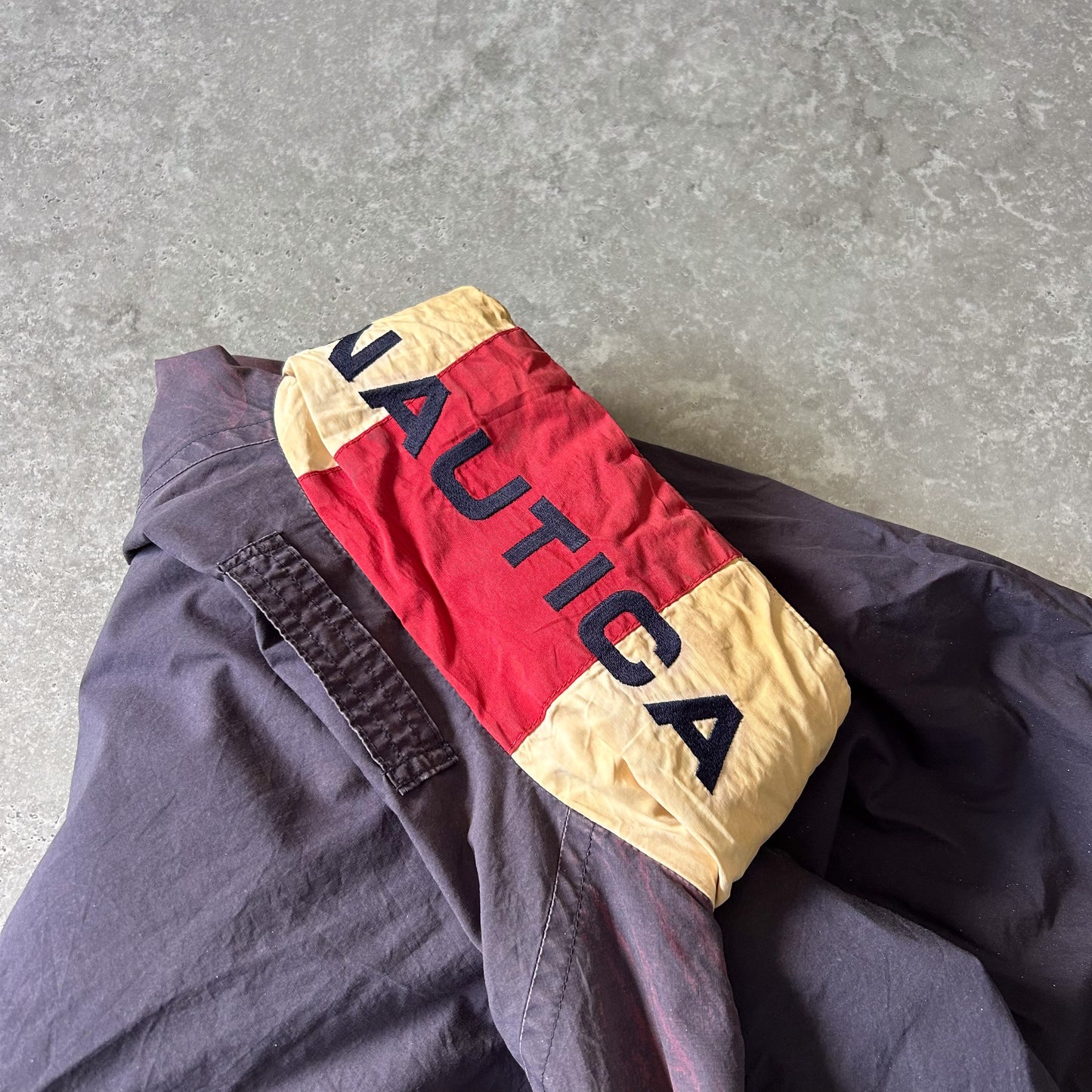 Nautica Color Block Windbreaker Jacket