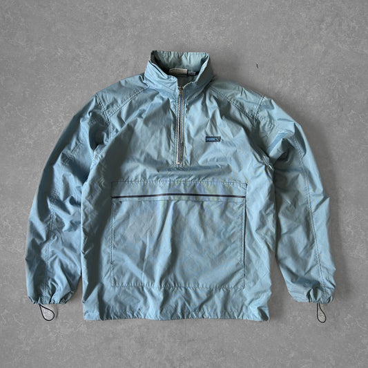 Puma Light Blue Half-Zip Pullover Jacket