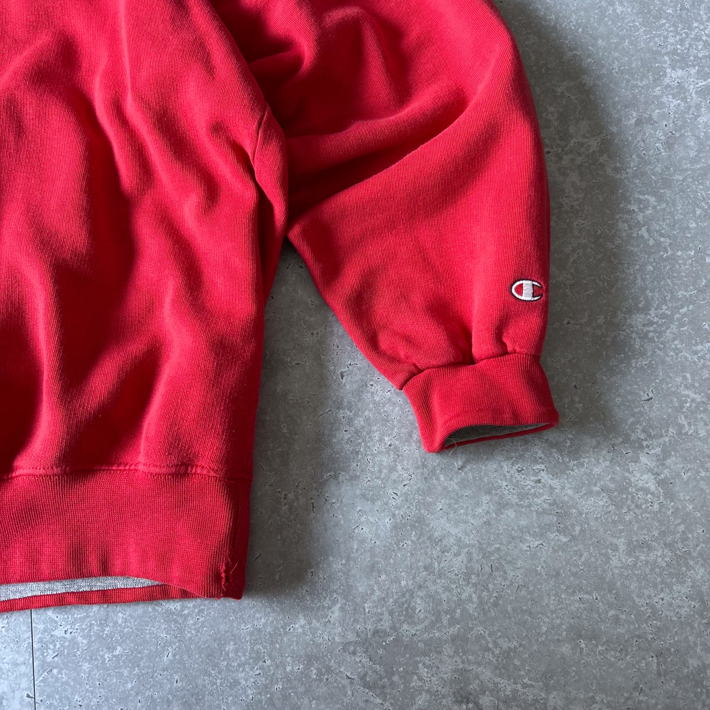 1990s | Vintage Champion Half-Zip Sweatshirt