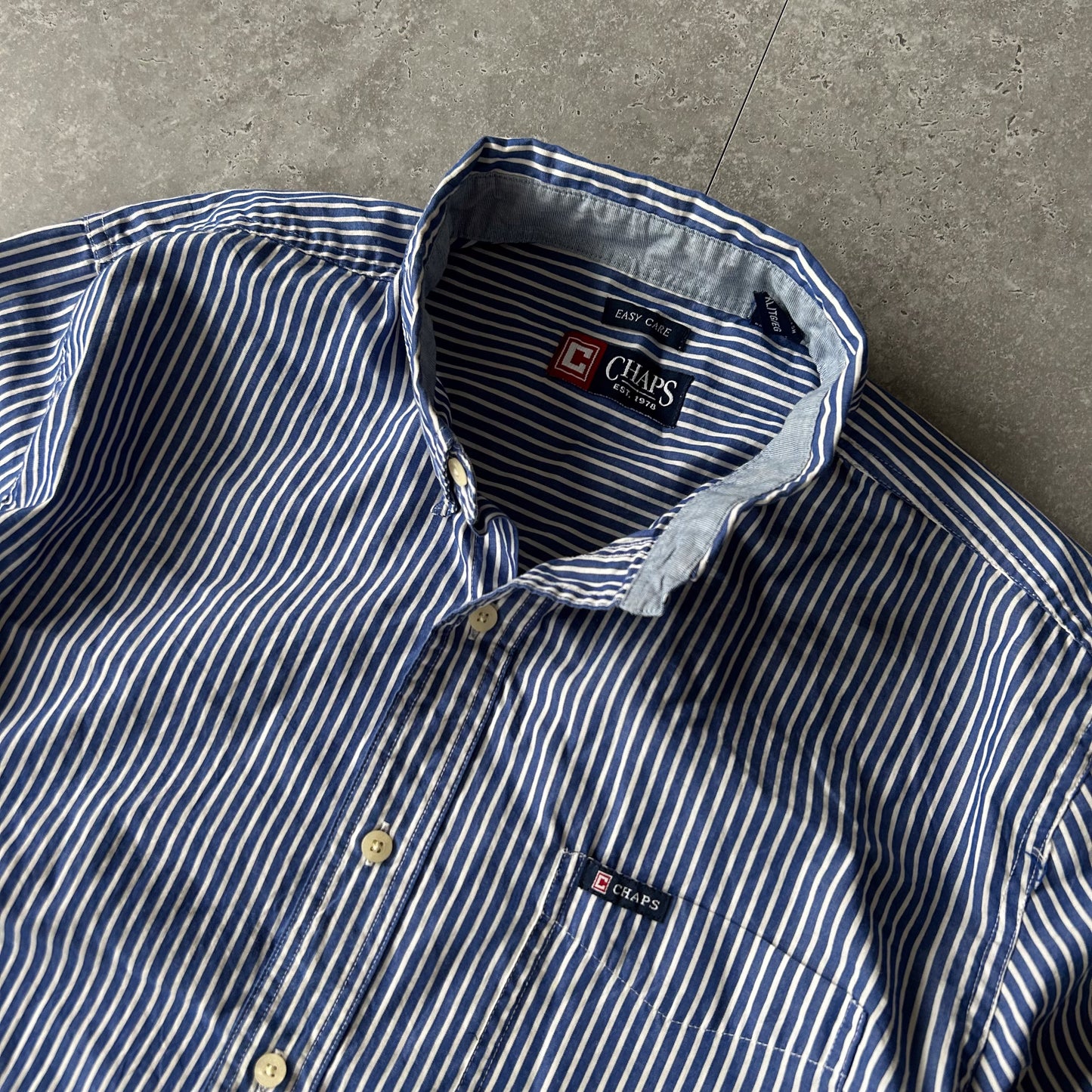 Chaps Striped Button-Down Shirt, Easy Care