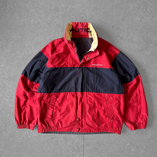Nautica Color Block Windbreaker Jacket