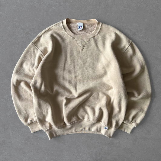 Vintage Russell Athletic Sweatshirt in Soft Beige