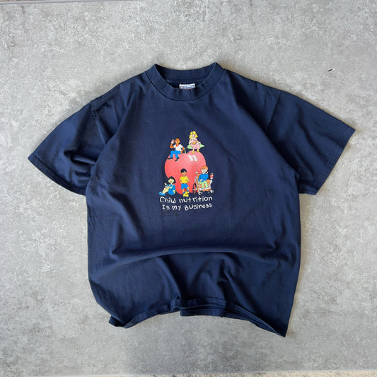 Vintage Men's Single Stitch All Sport Child nutrition Tee