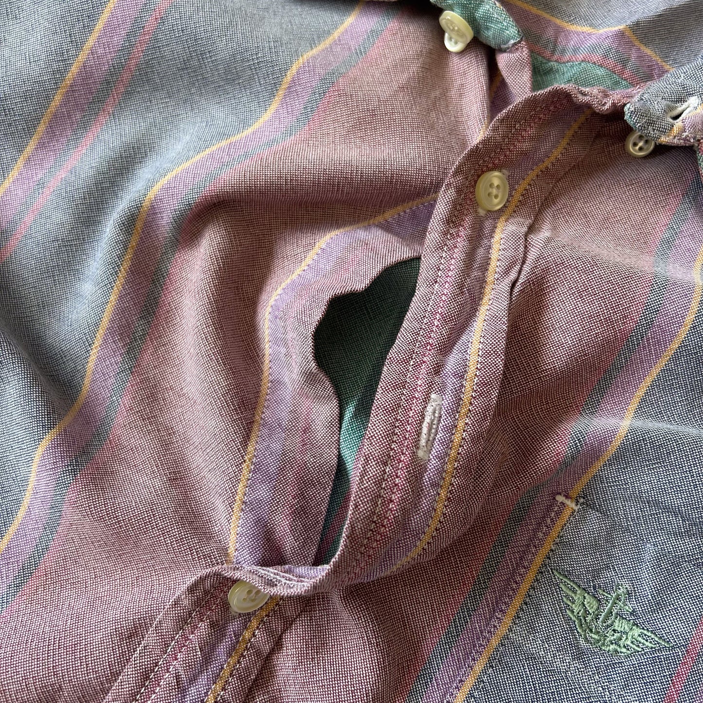 Vintage Dockers Multi-Coloured Striped Shirt