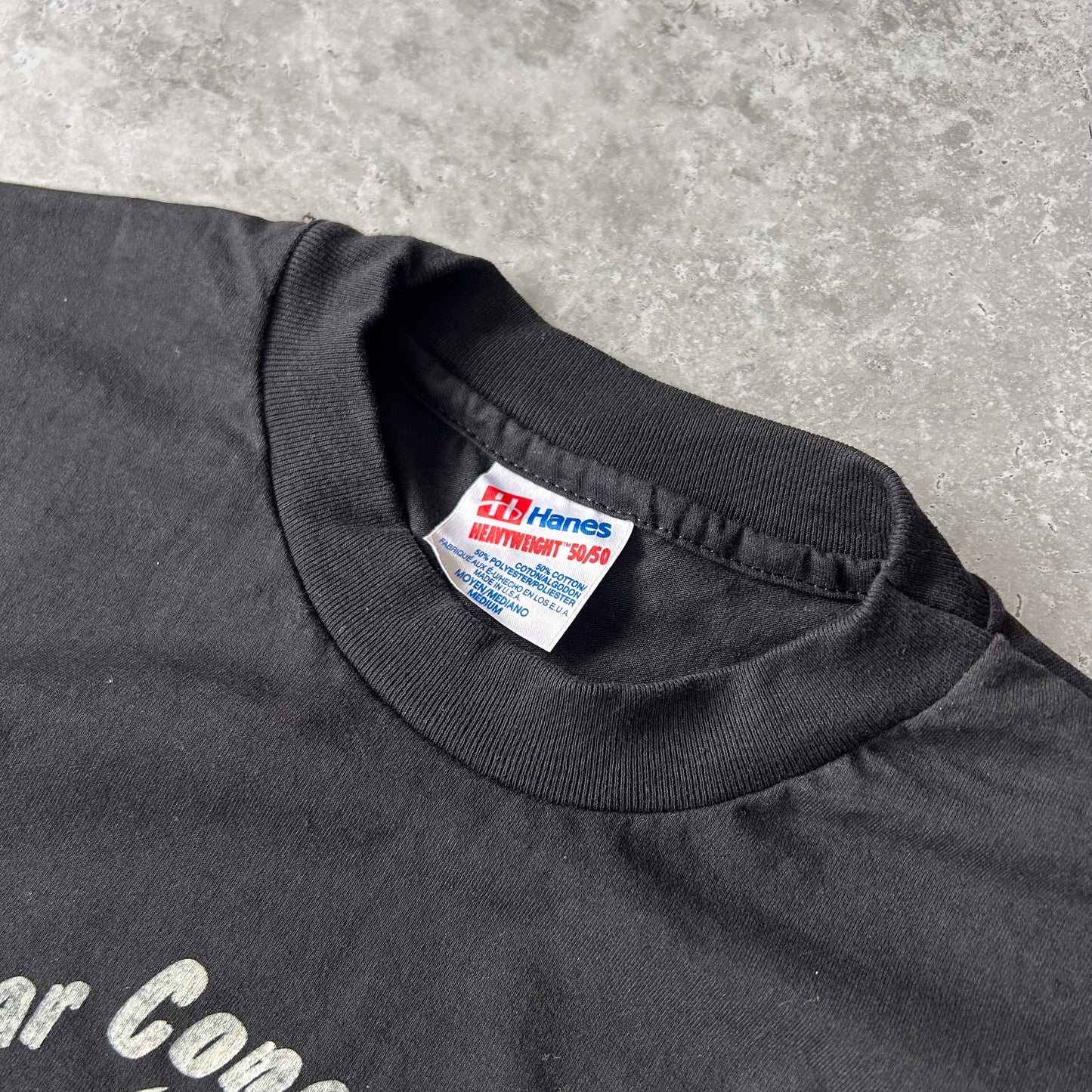 Vintage Hanes Heavyweight 50/50 Cedar Construction Las Vegas Graphic T-Shirt