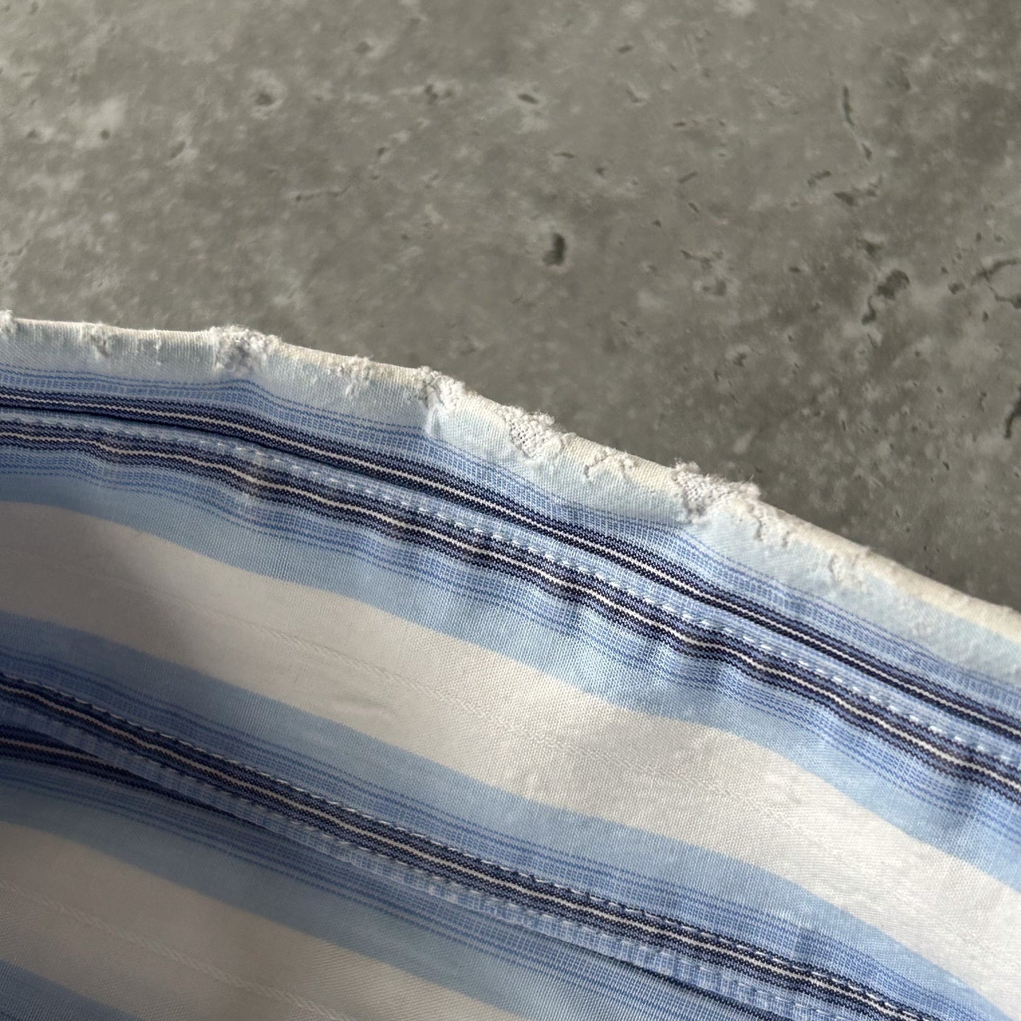 YSL Stripe Short-Sleeve Button-Down Shirt