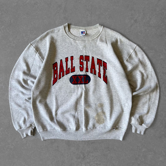 1990s - Vintage Russell Athletic Ball State University Sweatshirt