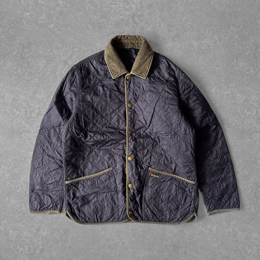 Barbour Quilted Jacket with Corduroy Collar
