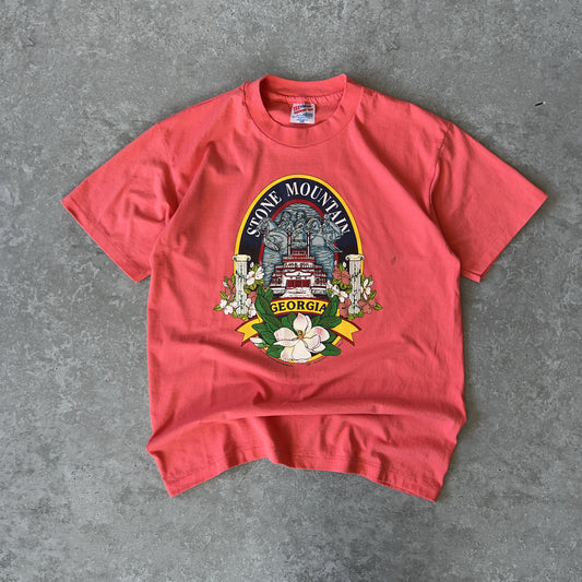 Vintage Men's Single Stitch Hanes Stone Mountain Georgia Tee