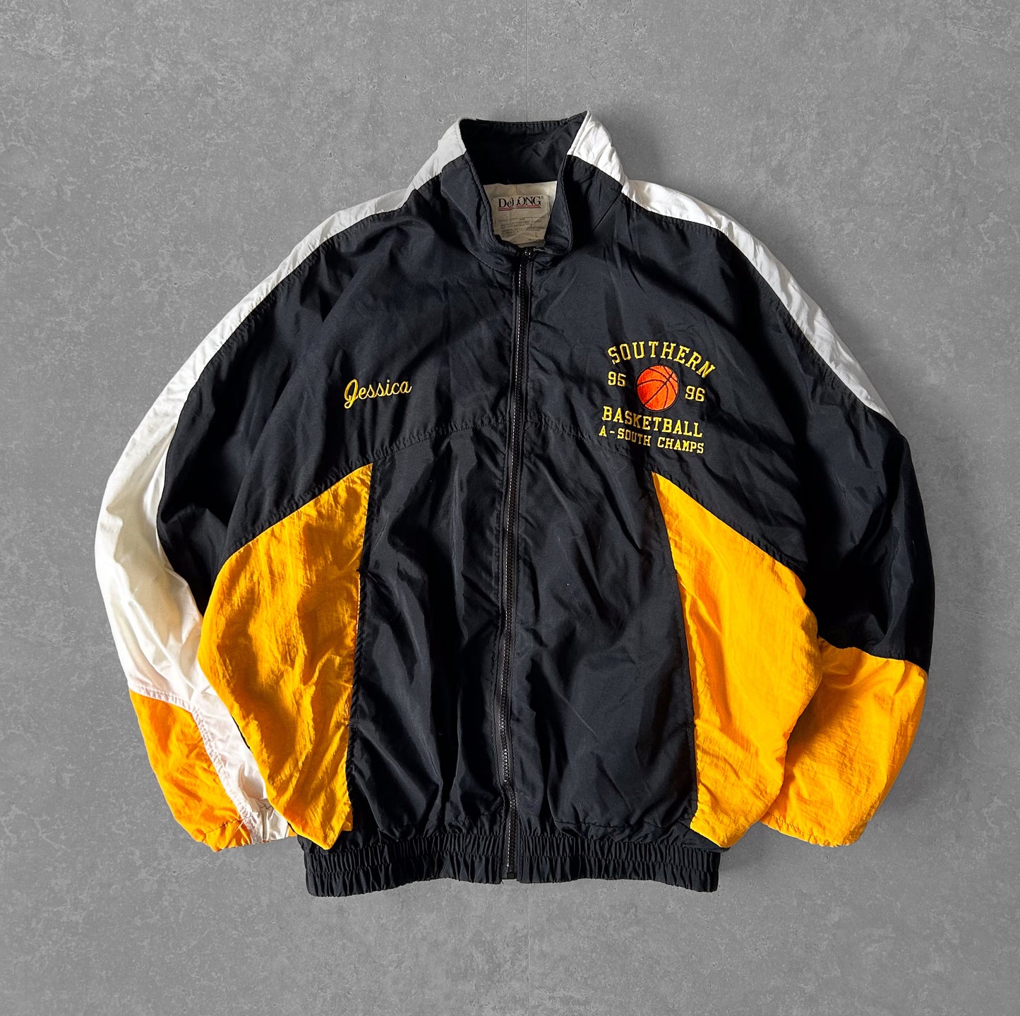 1990s -'southern basketball' track jacket