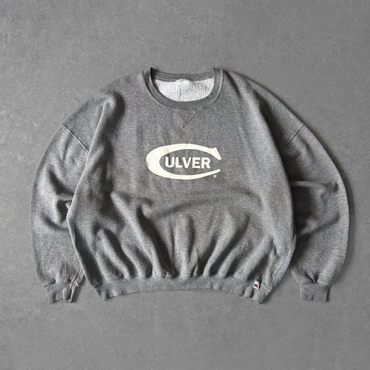 1990s - vintage russell athletic 'culver' boxy graphic sweatshirt