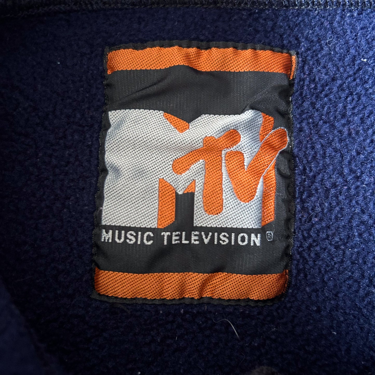 1990s - vintage rare mtv (music television) fleece