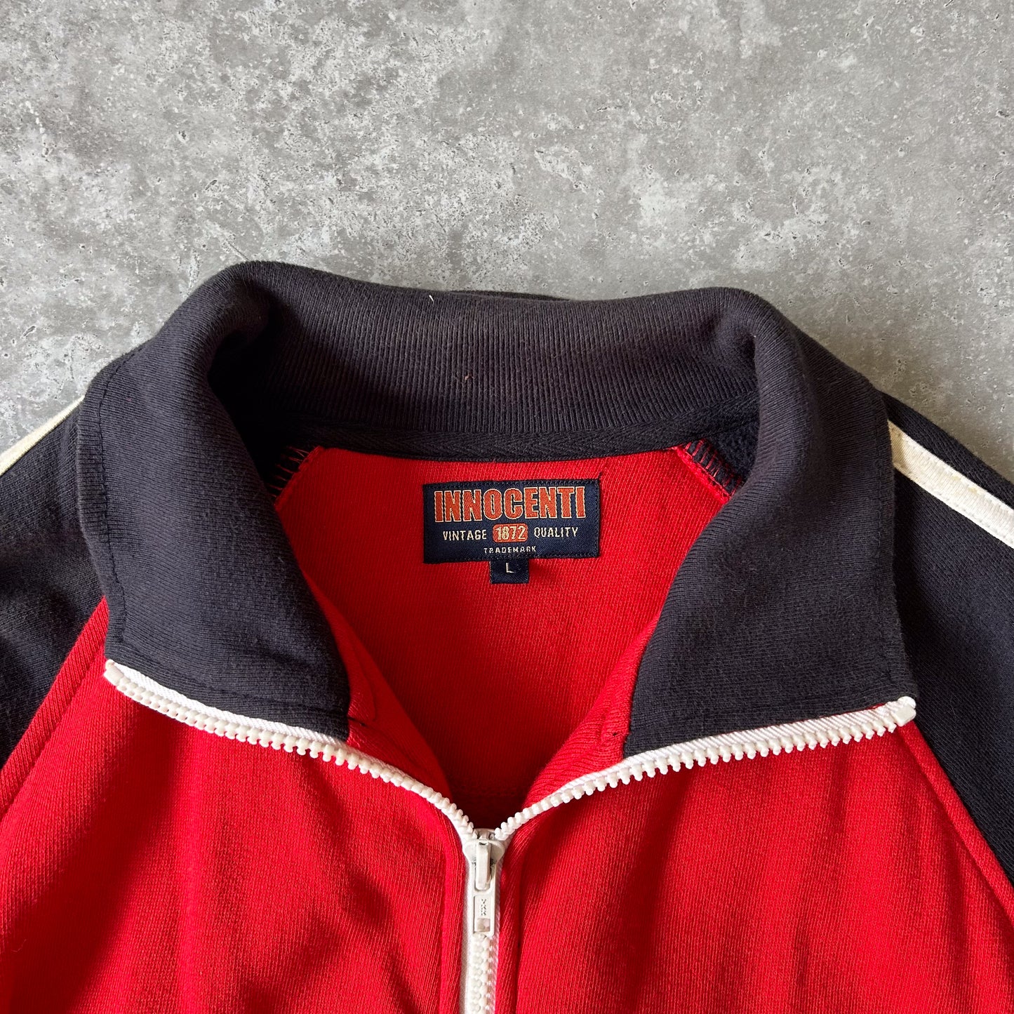 1990s - england embroidered full zip jacket