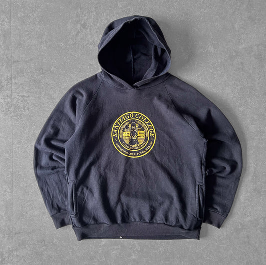 2000s - 'santiago college' graphic hoodie