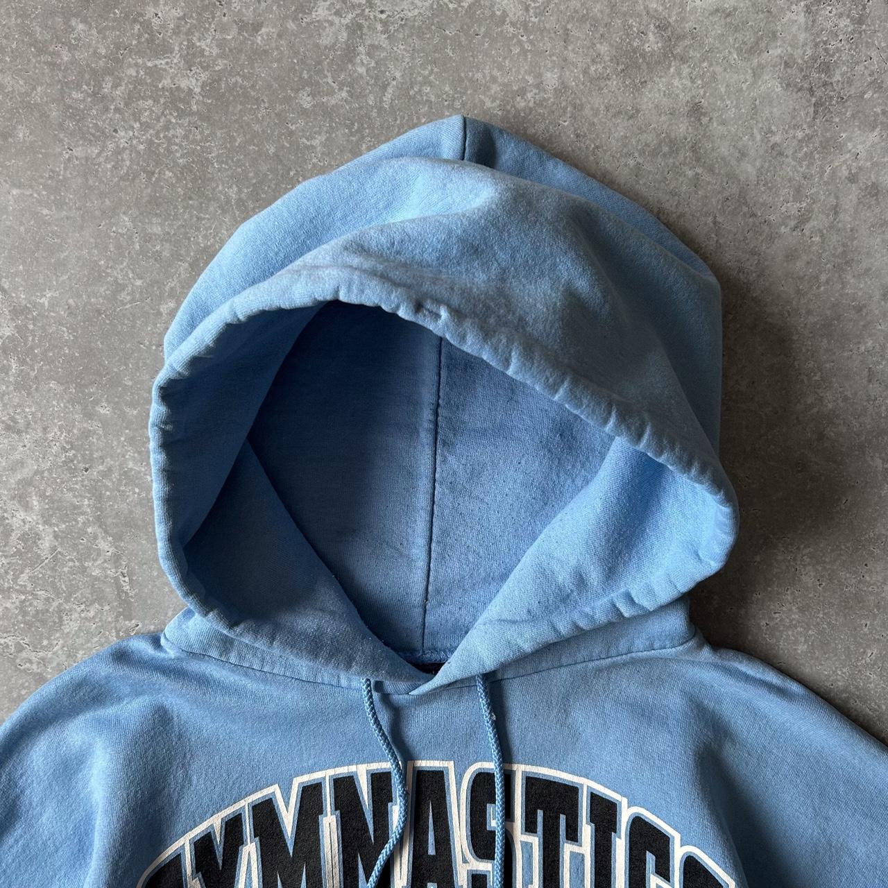 2000s - champion ‘gymnastics’ boxy graphic hoodie