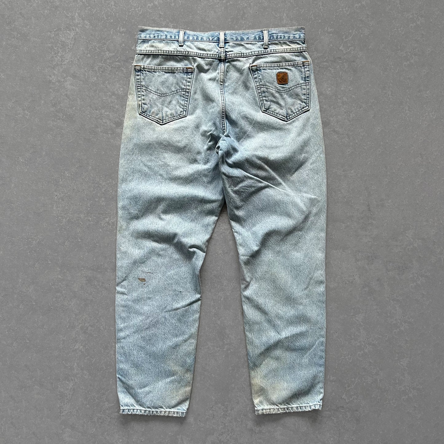 1990s - vintage worn carhartt light jeans