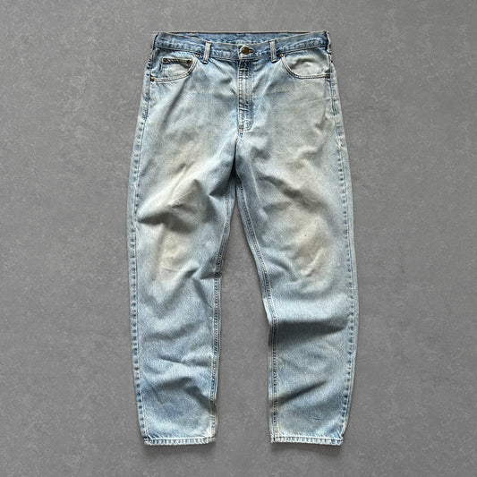 1990s - vintage worn carhartt light jeans