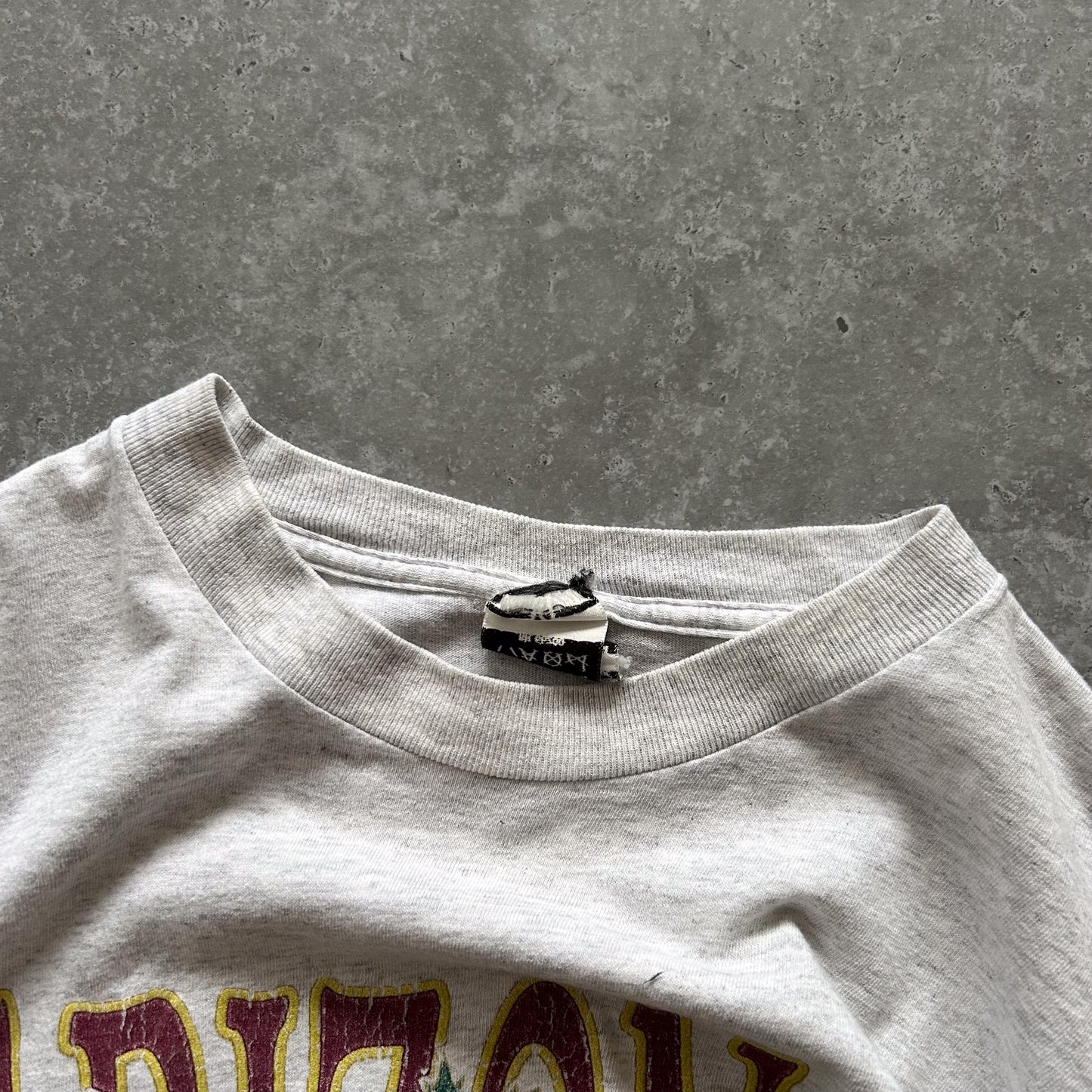 1990s - vintage single stitch 'arazonia' grey graphic tee